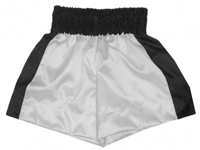 Classic Style Boxing Trunks : KNBSH-301-Classic-White